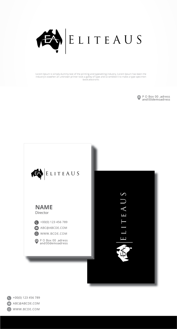 Logo-Design von graphicevolution für Elite AUS Migration & Education Consultancy | Design #23265998