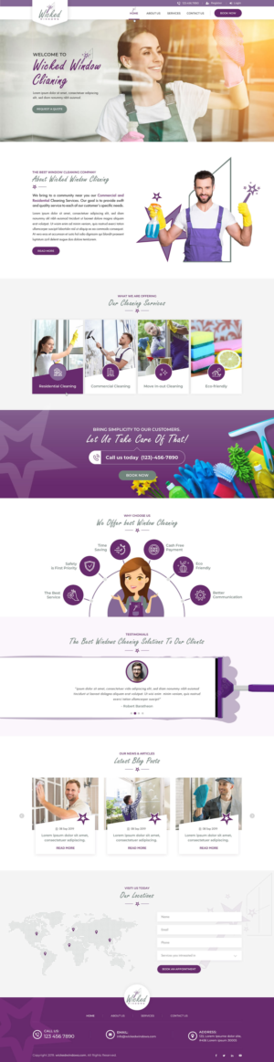 Diseño Web por Sbss para Wicked Windows, LLC | Diseño: #23265017