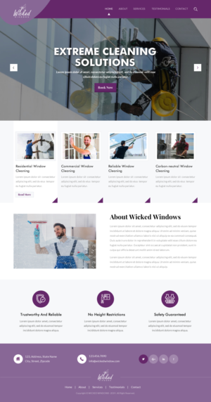 Web Design par rightway pour Wicked Windows, LLC | Design #23253890