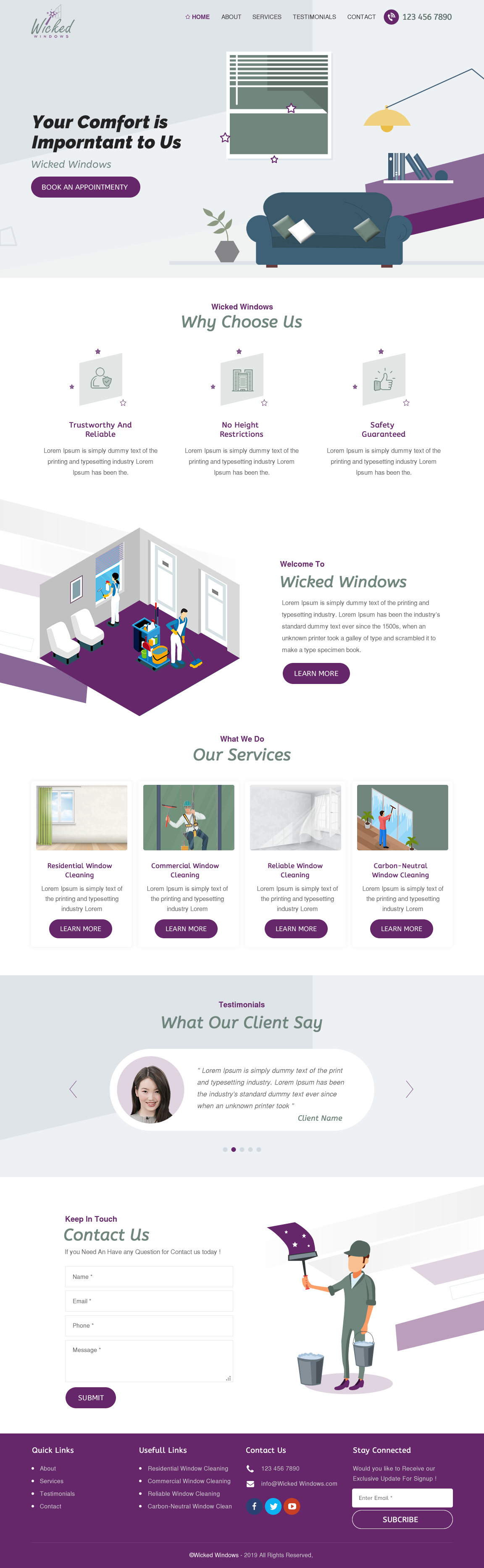 Web Design par rightway pour Wicked Windows, LLC | Design #23253891