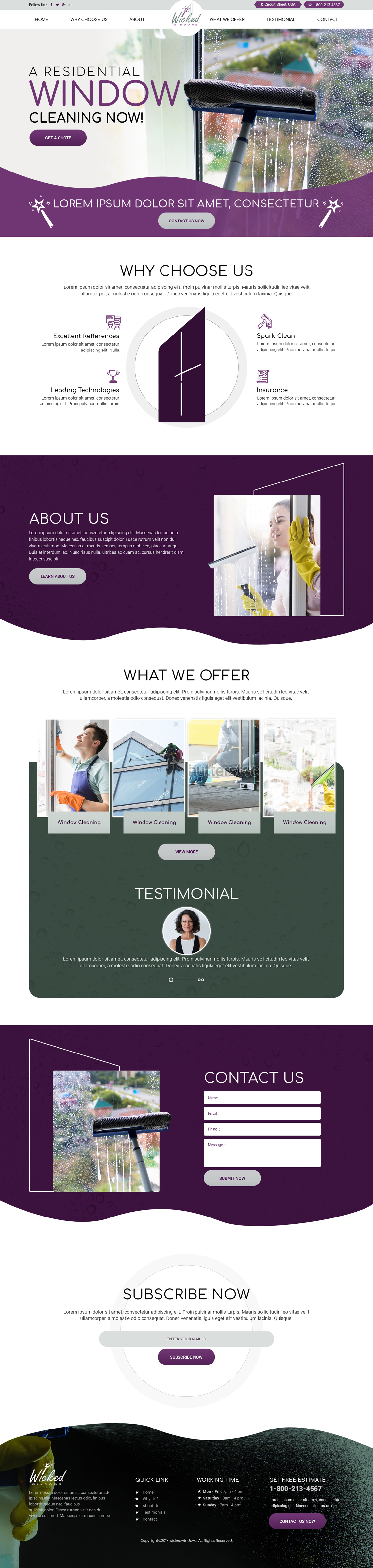 Web-Design von sai.designer87 für Wicked Windows, LLC | Design #23246143
