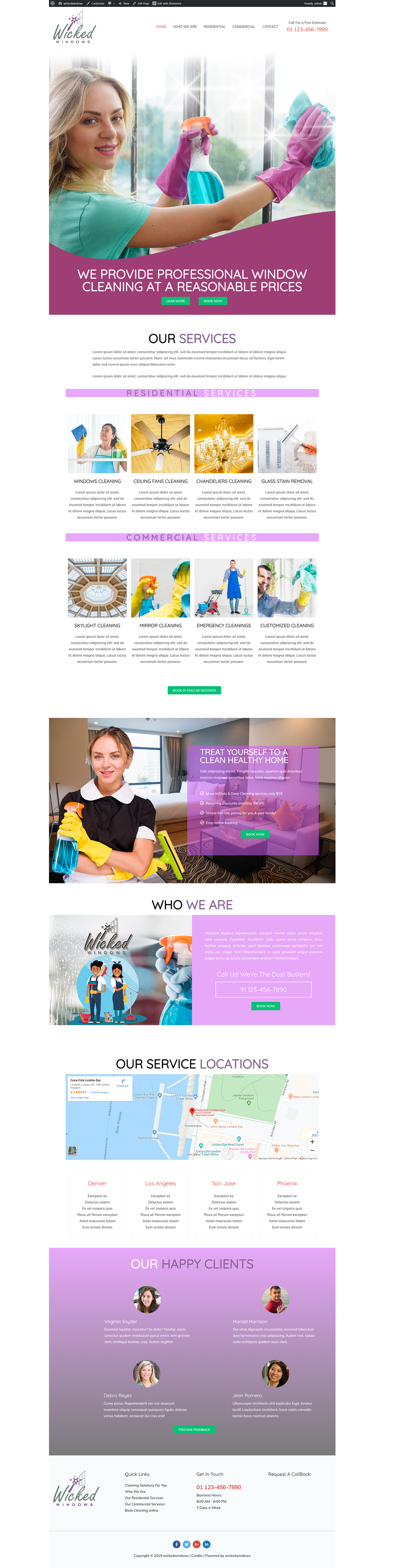 Diseño Web por JohnDigiTech para Wicked Windows, LLC | Diseño #23269701