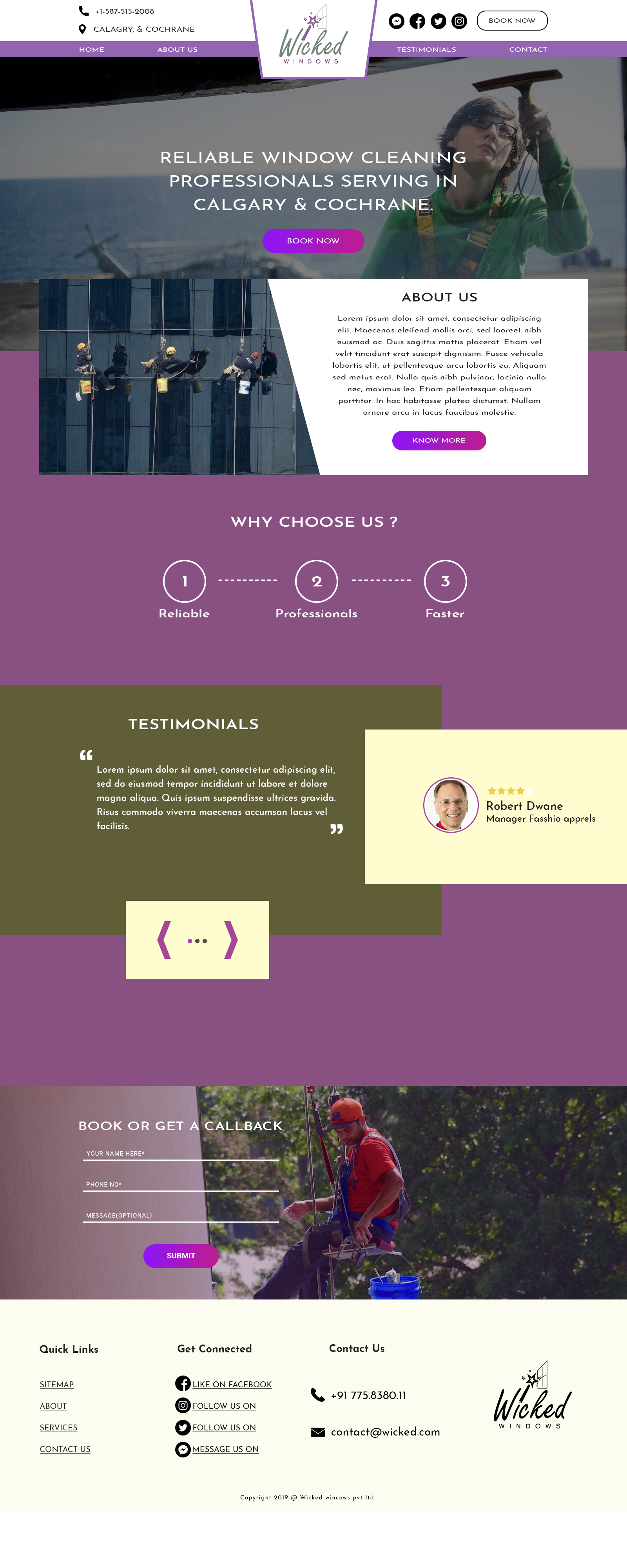 Diseño Web por Designtiel para Wicked Windows, LLC | Diseño #23277315