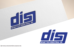the comany is DeWetter Industrial Services, so DeWetter industrial or DIS | Logo Design by Juli creation