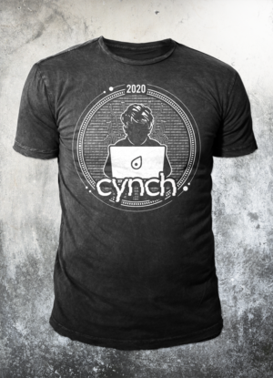 Cynch 2020 T-shirt people-focused cyber security | Design de T-shirt par badpixelarts