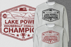 2018 Houseboat Challenge Champion | Diseño de Camiseta por Falih A