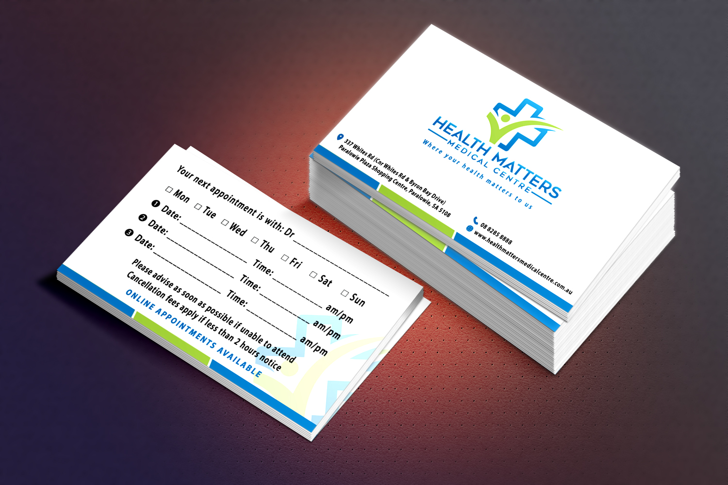 Business Card Design by TGDesigns for Health Matters Medical Centre | Design #23248318