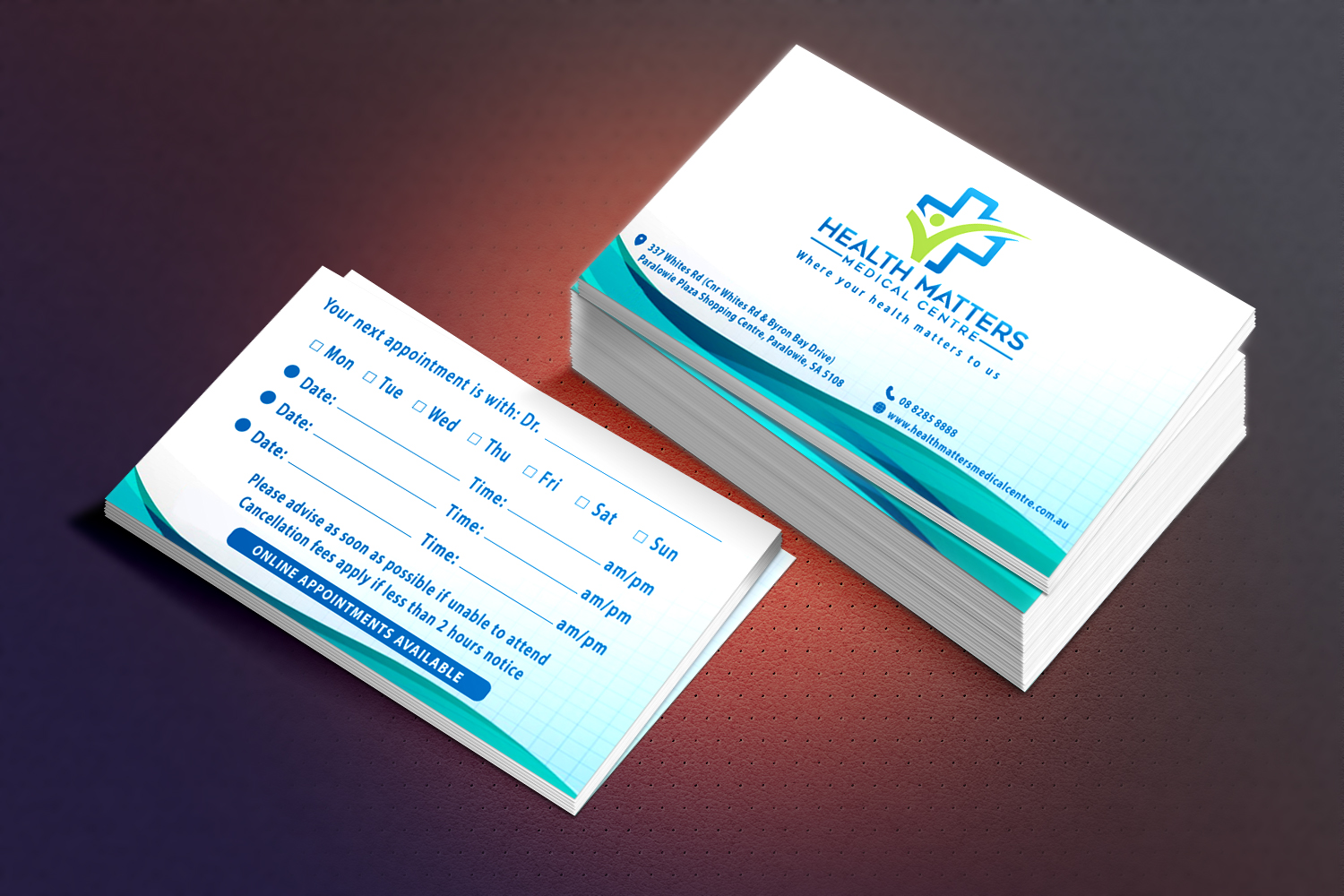 Business Card Design by TGDesigns for Health Matters Medical Centre | Design #23254325