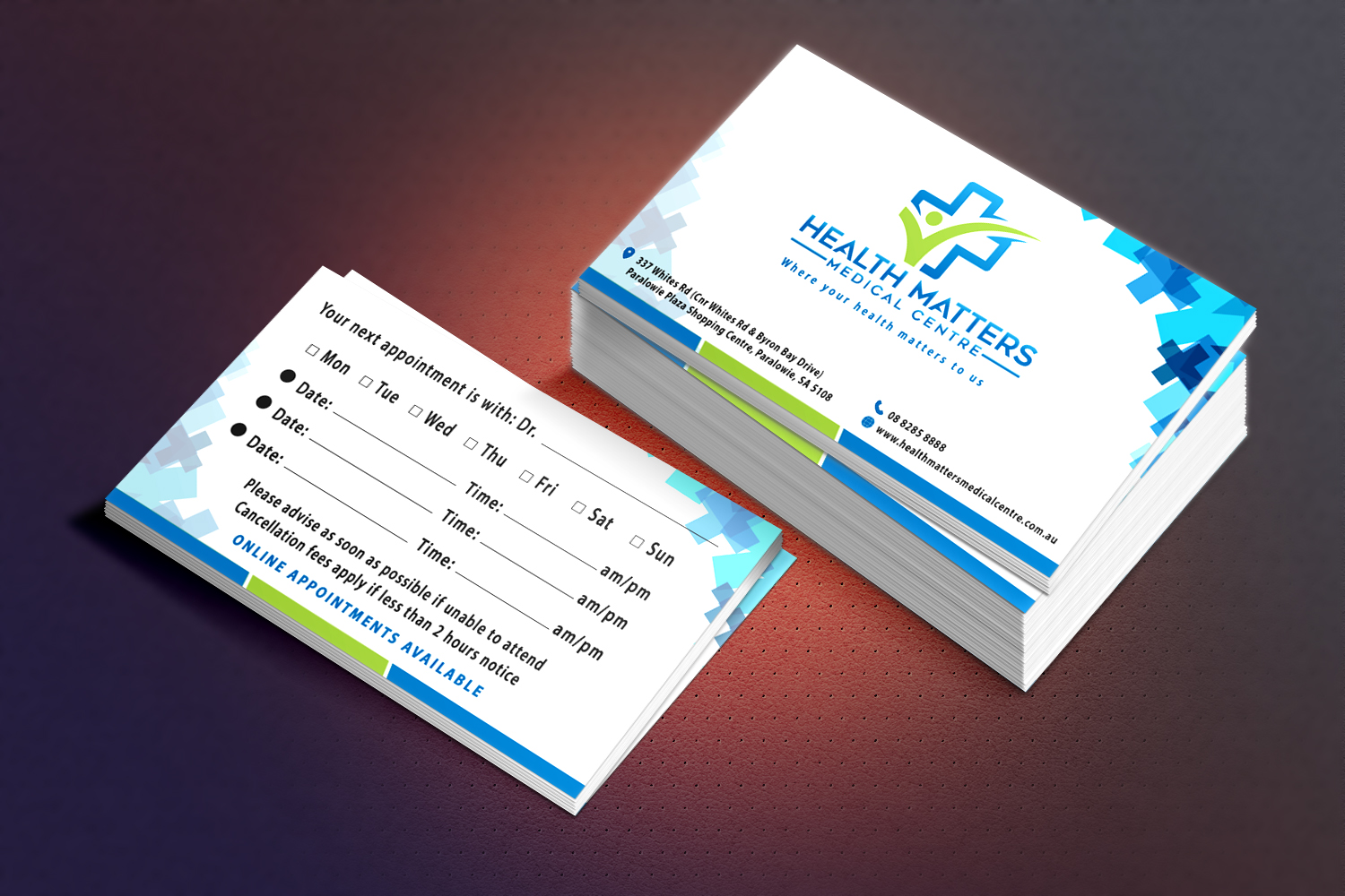 Business Card Design by TGDesigns for Health Matters Medical Centre | Design #23254326
