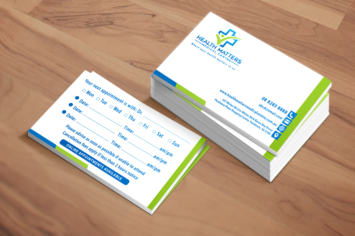 Business Card Design by TGDesigns for Health Matters Medical Centre | Design #23279642