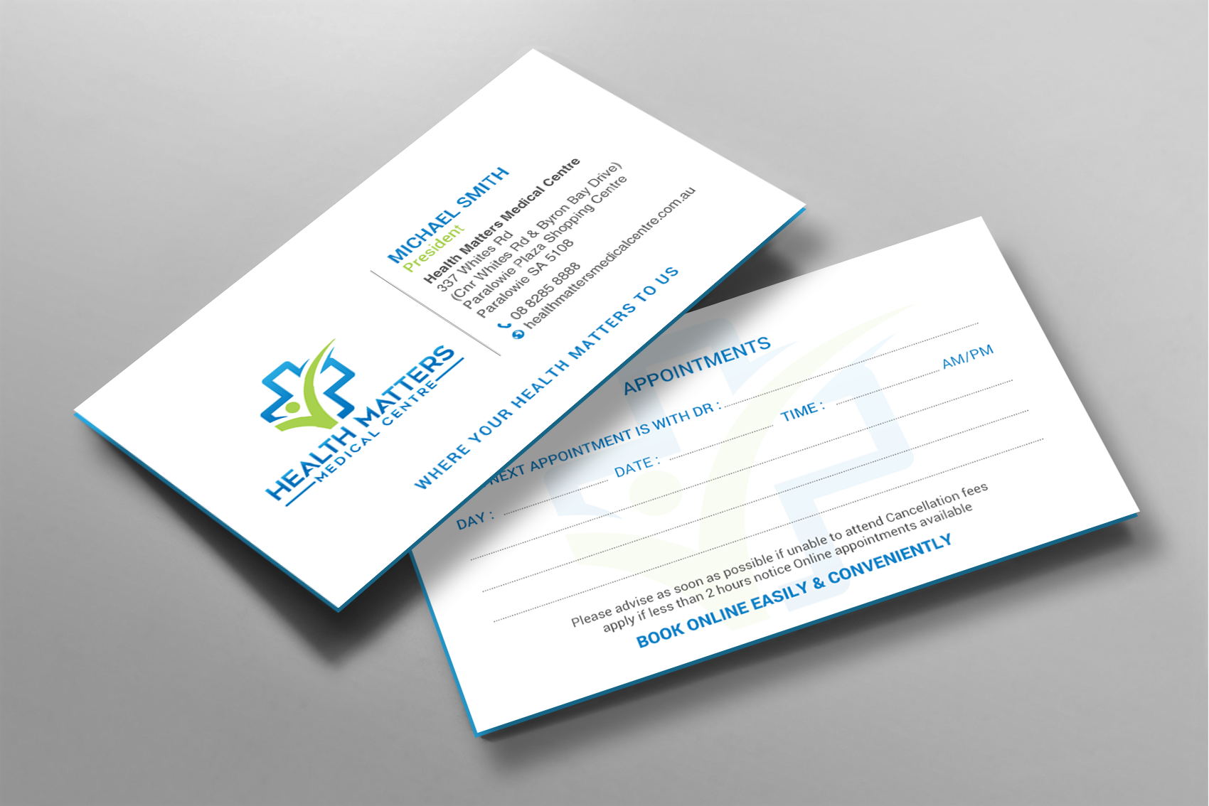 Business Card Design by chandrayaan.creative for Health Matters Medical Centre | Design #23245180