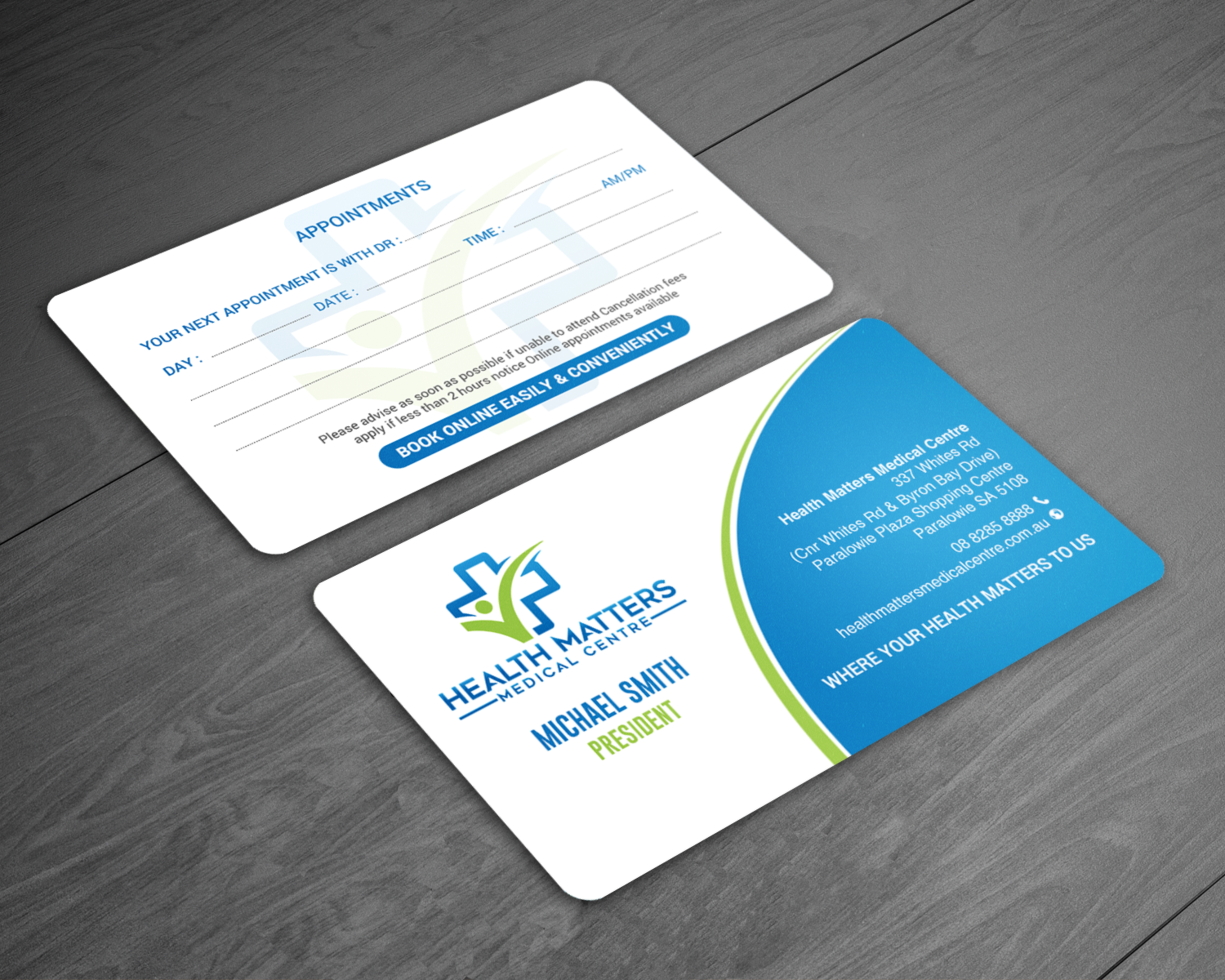 Business Card Design by chandrayaan.creative for Health Matters Medical Centre | Design #23246243