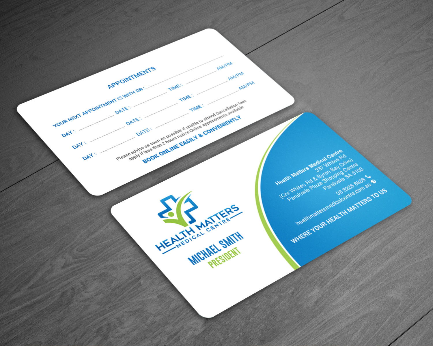 Business Card Design by chandrayaan.creative for Health Matters Medical Centre | Design #23246244