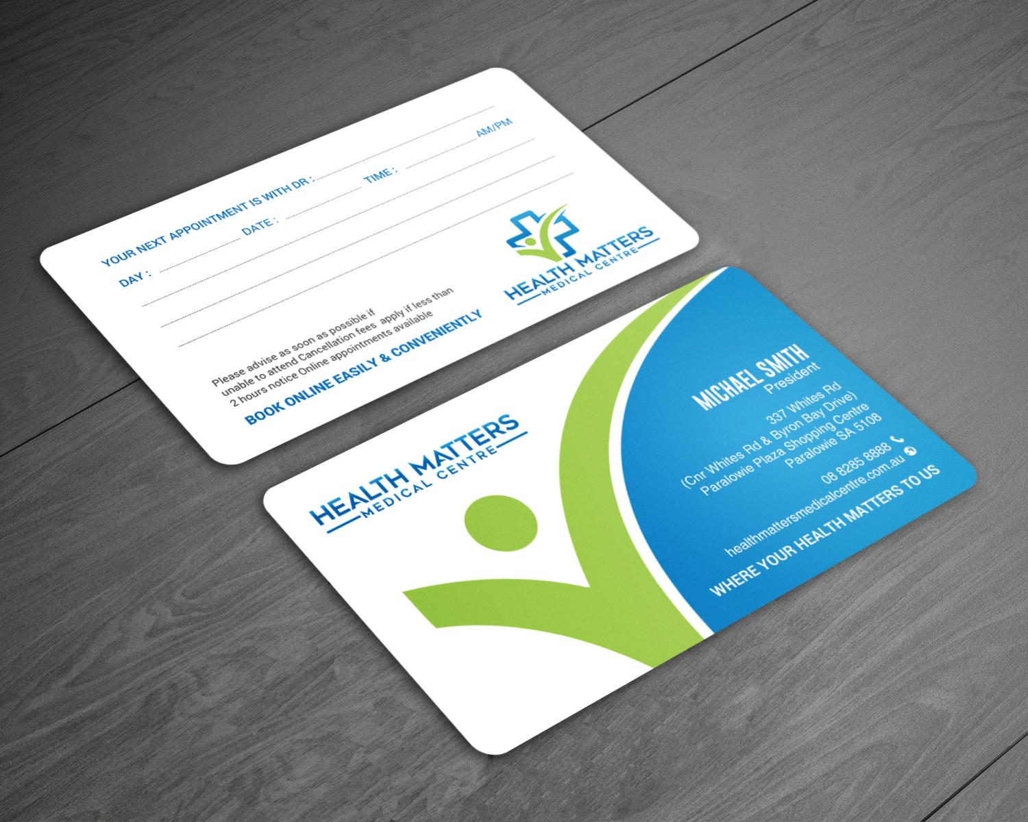 Business Card Design by chandrayaan.creative for Health Matters Medical Centre | Design #23263215