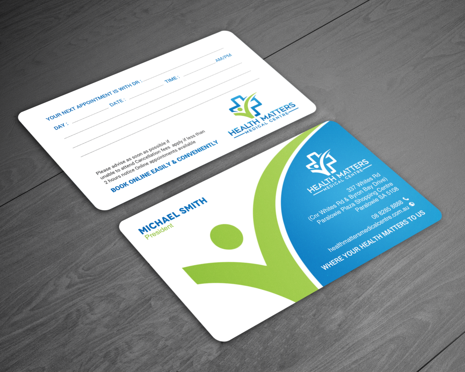 Business Card Design by chandrayaan.creative for Health Matters Medical Centre | Design #23263241