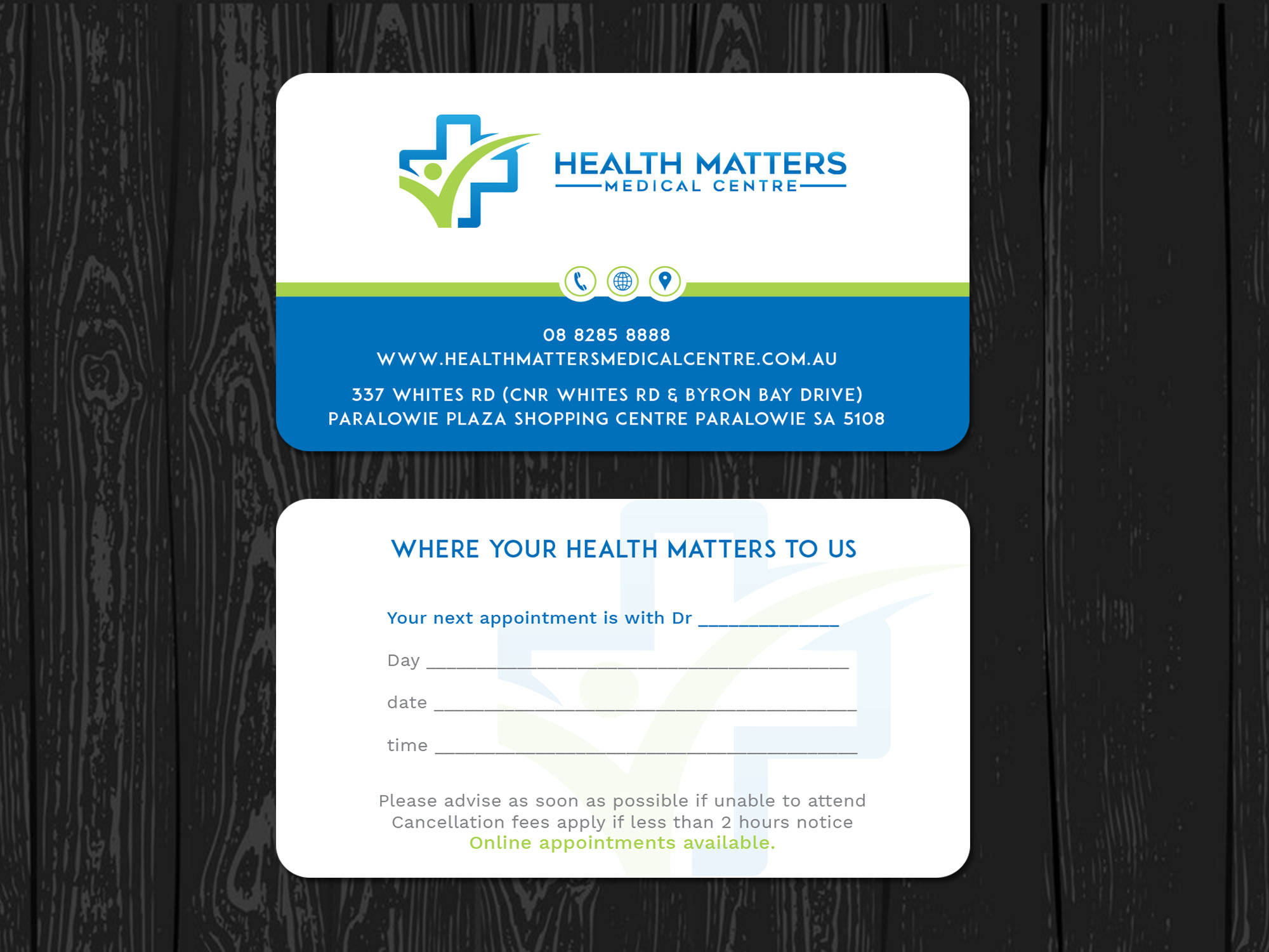 Business Card Design by Tripti Ranjan Gain for Health Matters Medical Centre | Design #23246534