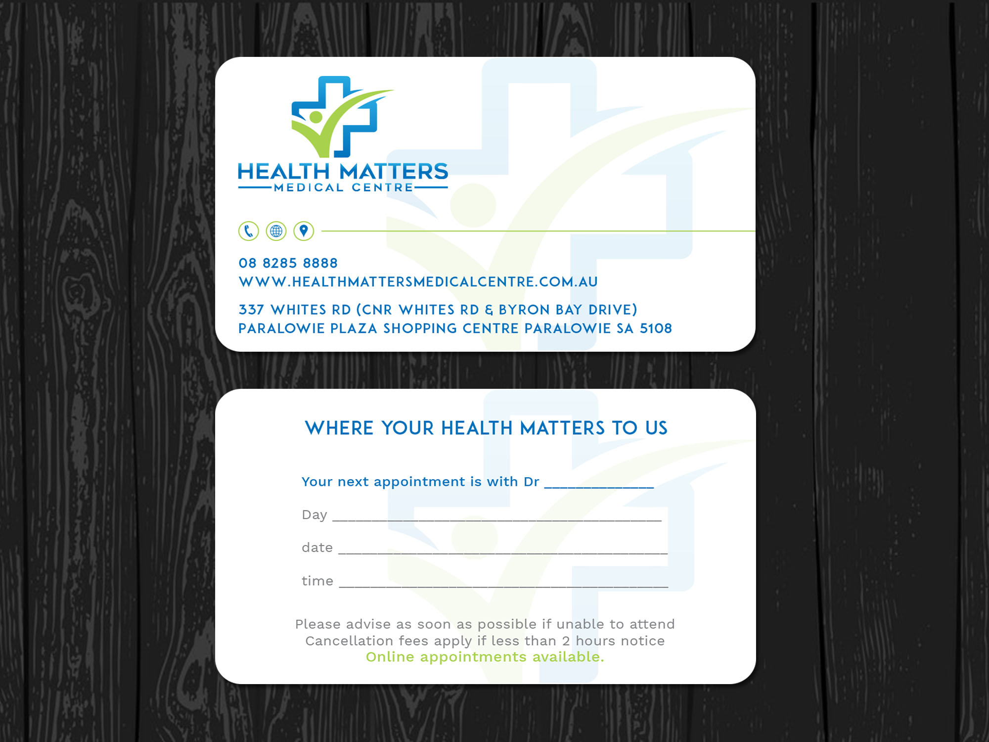 Business Card Design by Tripti Ranjan Gain for Health Matters Medical Centre | Design #23246537