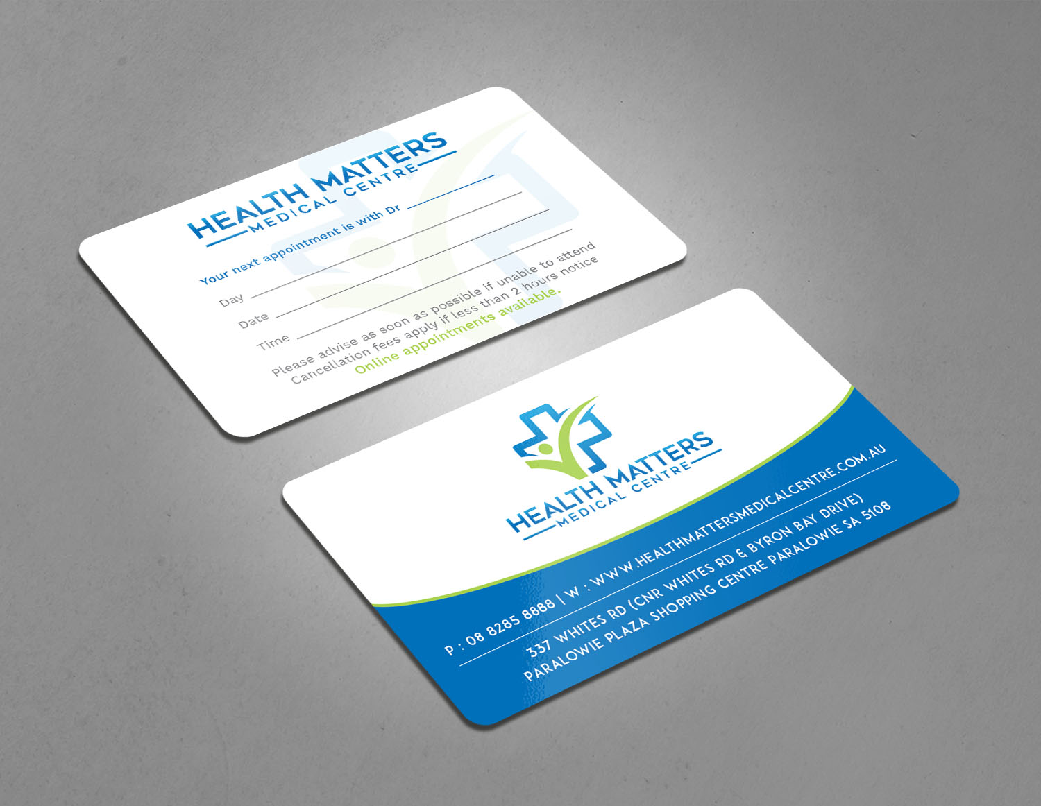 Business Card Design by Tripti Ranjan Gain for Health Matters Medical Centre | Design #23246767