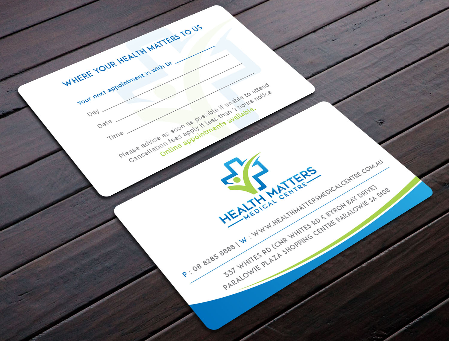 Business Card Design by Tripti Ranjan Gain for Health Matters Medical Centre | Design #23246769