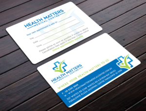 Business Card Design by Tripti Ranjan Gain for Health Matters Medical Centre | Design: #23246770