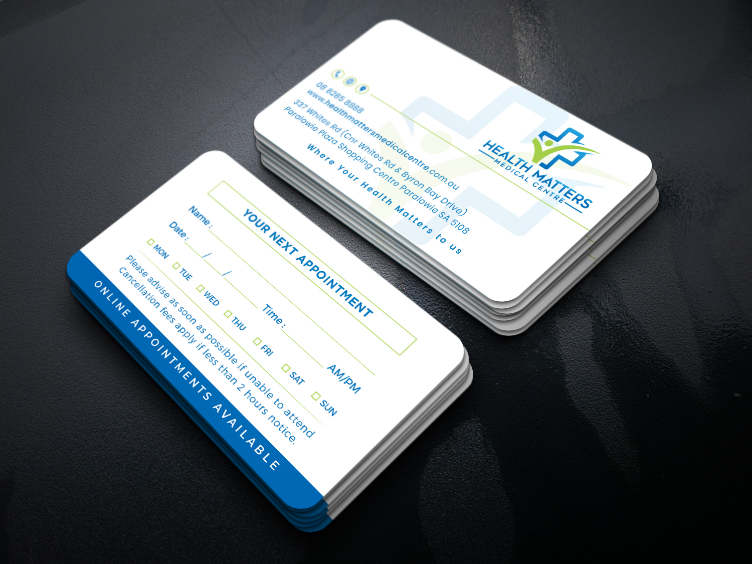 Business Card Design by Tripti Ranjan Gain for Health Matters Medical Centre | Design #23248645