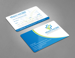 Business Card Design by Tripti Ranjan Gain for Health Matters Medical Centre | Design: #23250704