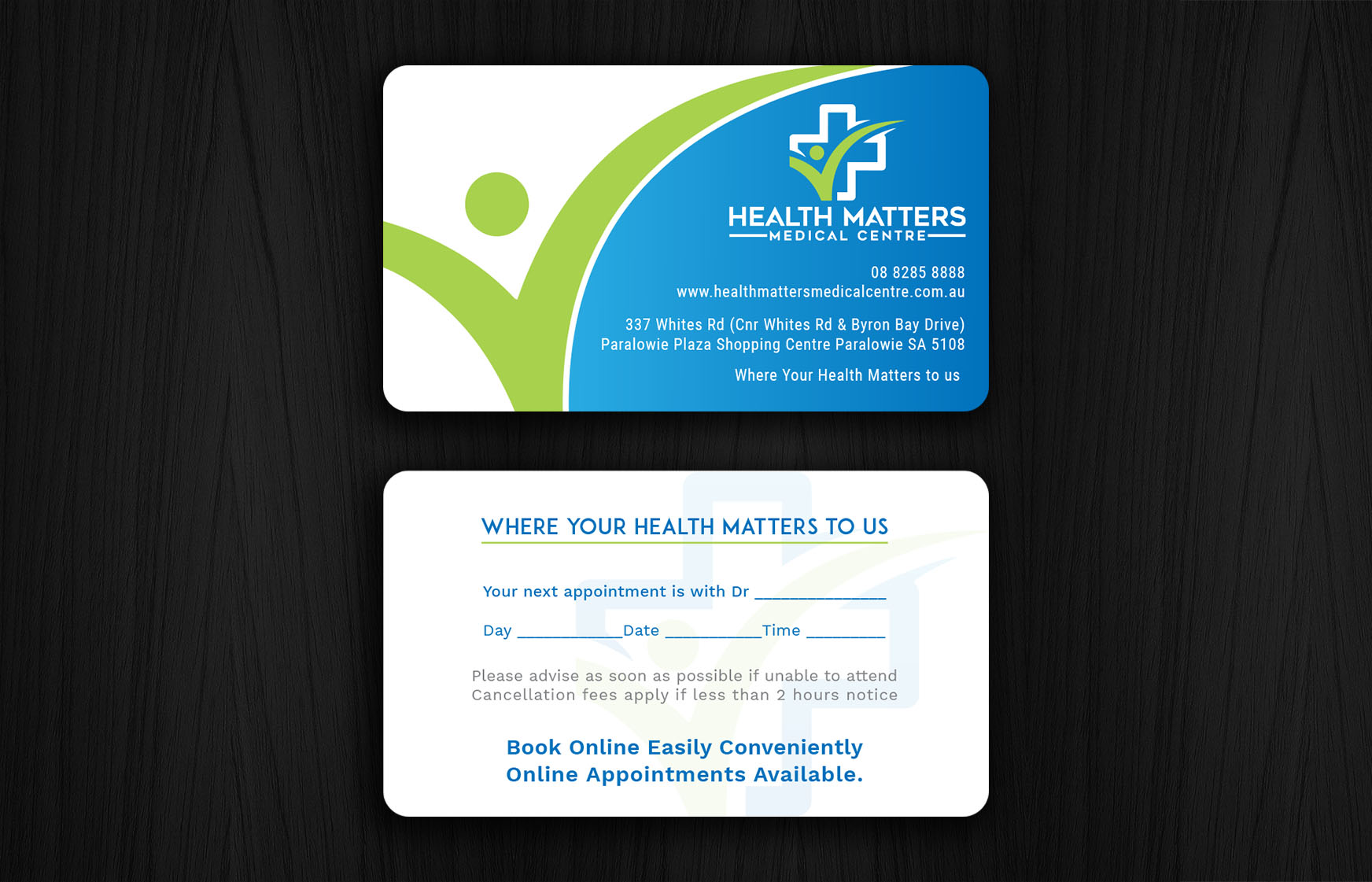 Business Card Design by Tripti Ranjan Gain for Health Matters Medical Centre | Design #23259731