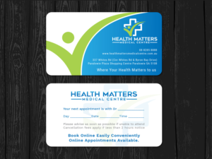 Business Card Design by Tripti Ranjan Gain for Health Matters Medical Centre | Design: #23261408