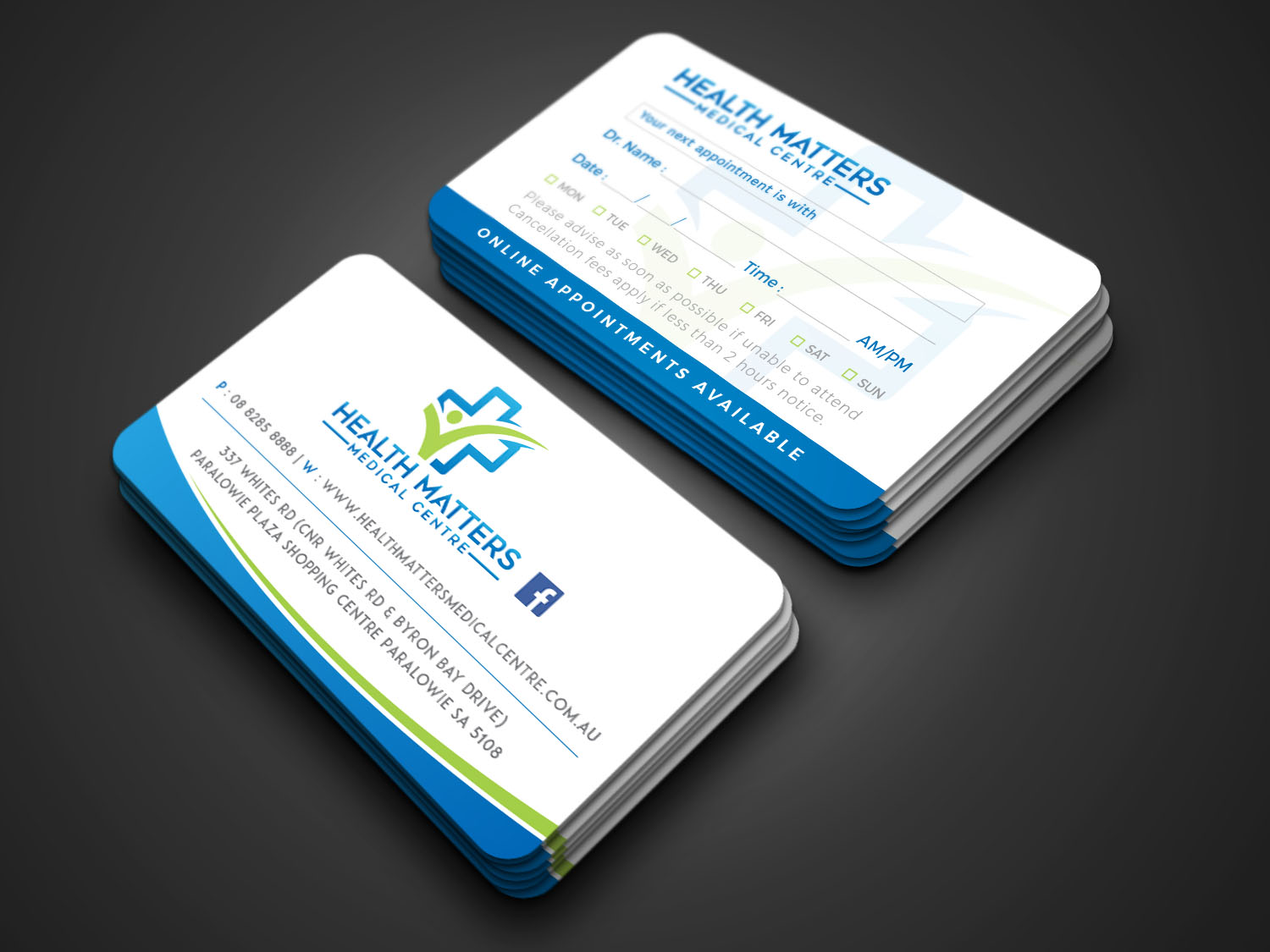 Business Card Design by Tripti Ranjan Gain for Health Matters Medical Centre | Design #23283052