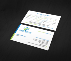 Business Card Design by MDesign for Health Matters Medical Centre | Design: #23245351
