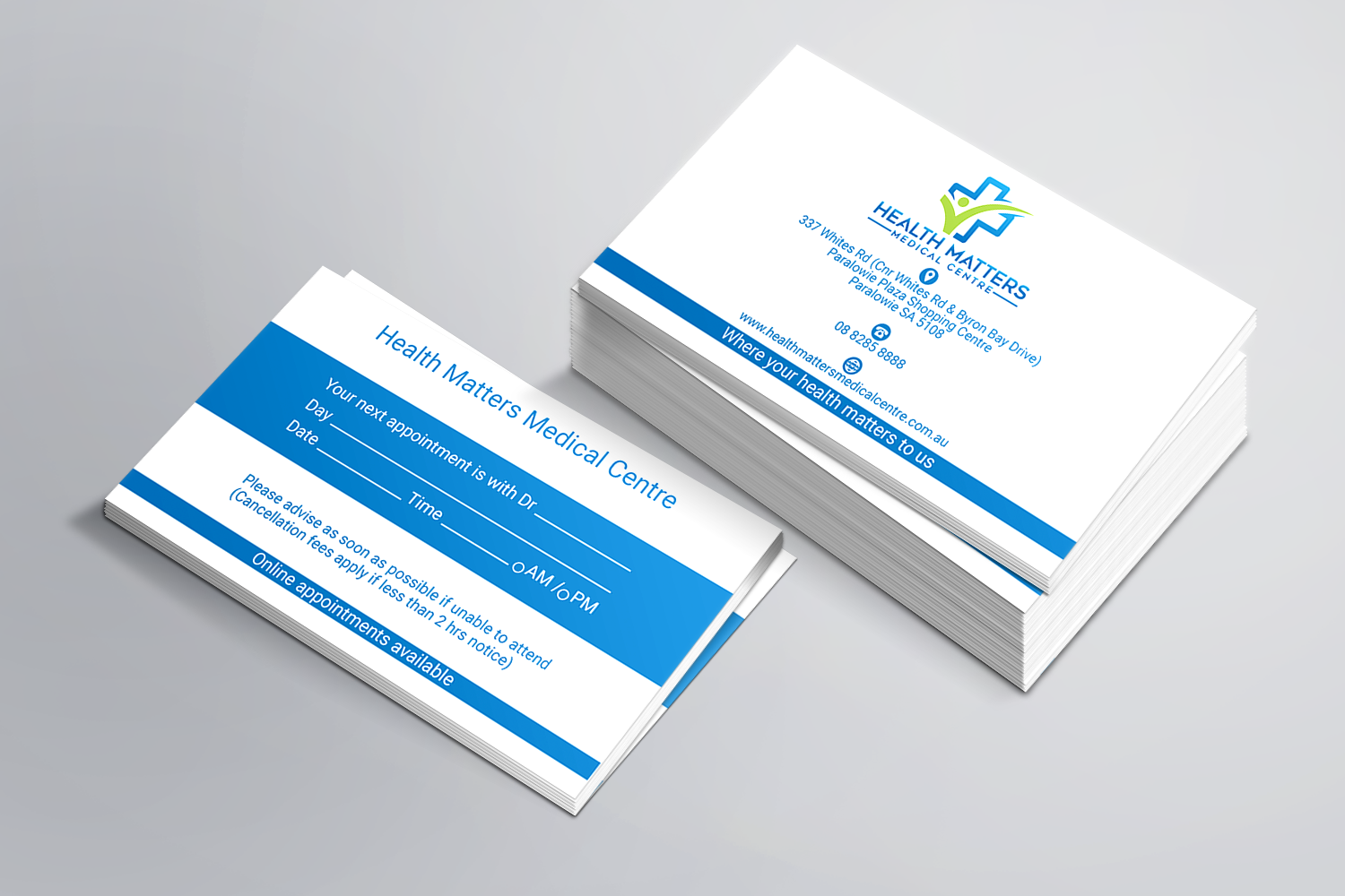 Business Card Design by B. M. BILLAL HOSSAIN for Health Matters Medical Centre | Design #23246855