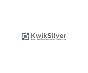 KwikSilver (is the brand). I would like a version with just the brand and another with the tag (Mature Professional Services) | Diseño de Logo por BNdesigner
