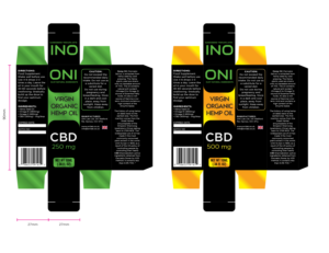Company selling food supplements with CBD needs label. | Label Design by Priyo Subarkah