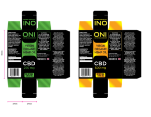 Company selling food supplements with CBD needs label. | Label Design by Priyo Subarkah