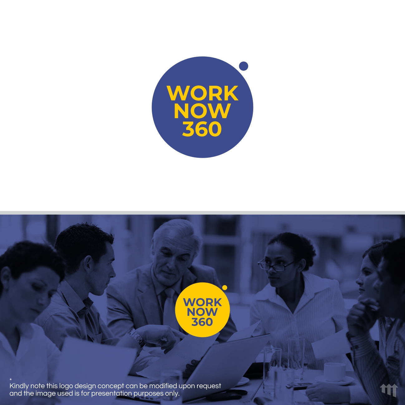 Logo Design by MBARO for WorkNow360 | Design #23275931