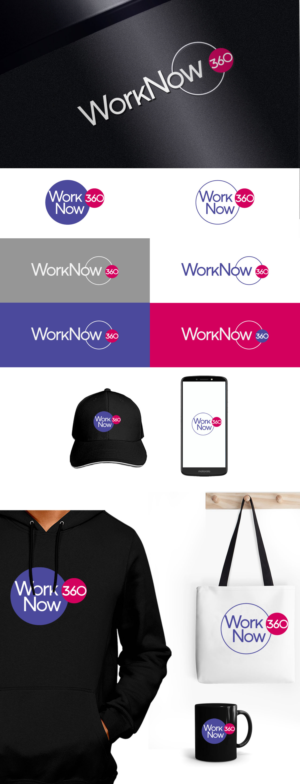 Logo Design by Homgraf Taller Grafico for WorkNow360 | Design: #23321639