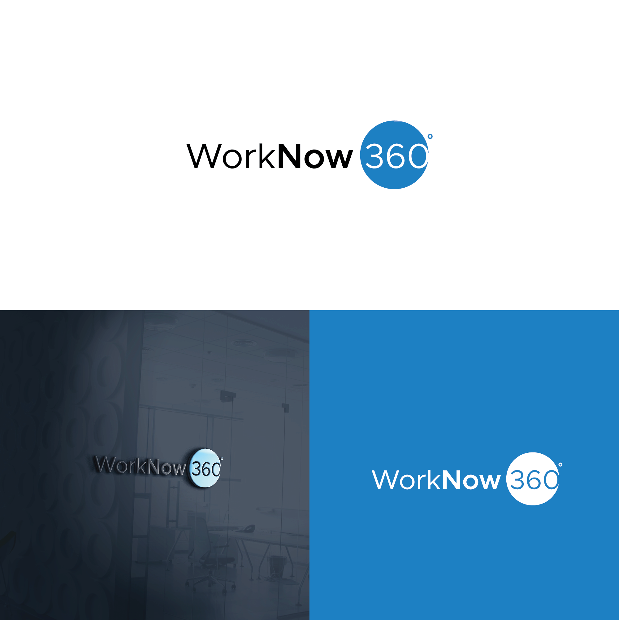 Logo Design by LogoDad™ for WorkNow360 | Design #23261855