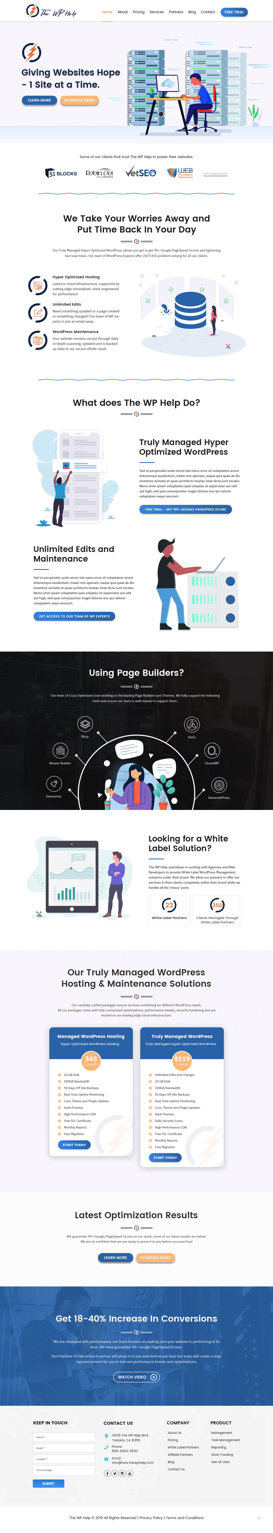 Landing Page Design by pb for this project | Design #23732699