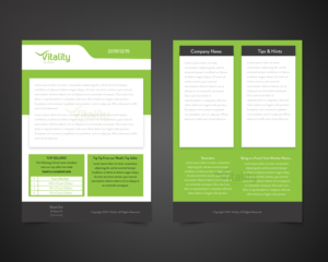 Newsletter Design by Nightmist for inTouch Massage Chairs | Design #23260365