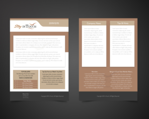 Newsletter Design by Nightmist for inTouch Massage Chairs | Design: #23260366