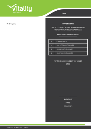 Newsletter Design by Gexton for inTouch Massage Chairs | Design: #23285430