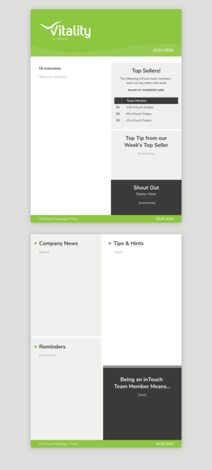 Newsletter Design by Dingo