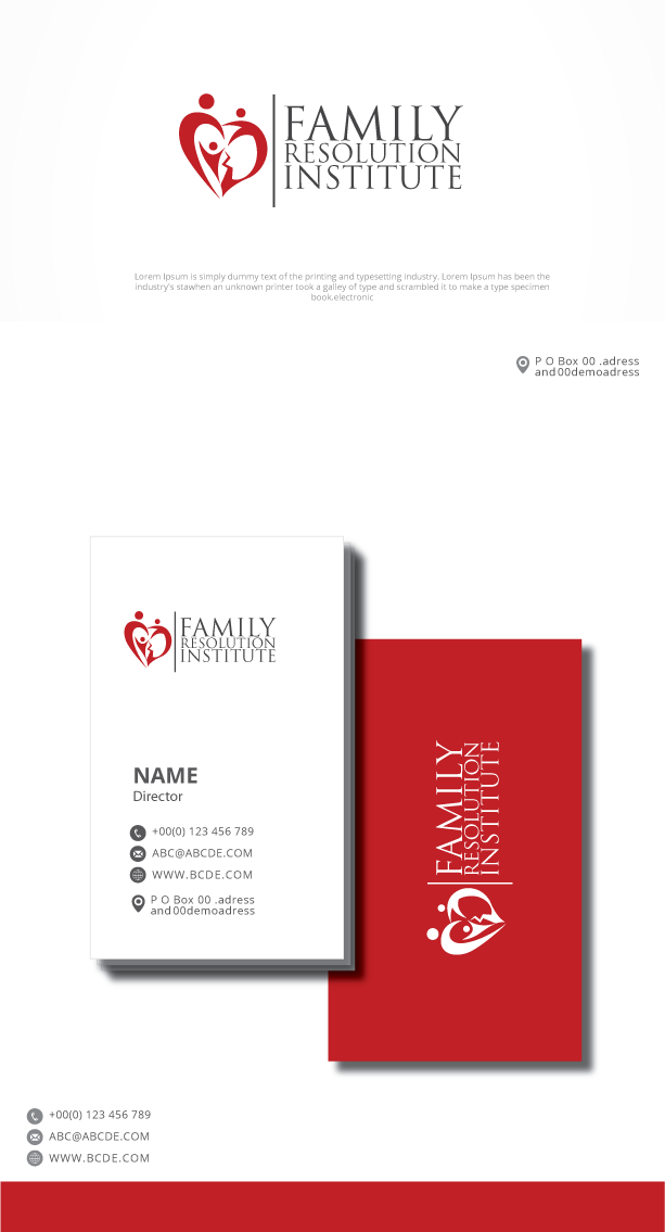 Logo Design by graphicevolution for Family Resolution Institute, LLC | Design #23259647