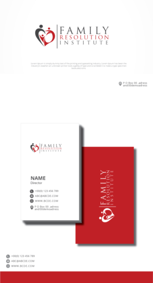 Logo Design by graphicevolution for Family Resolution Institute, LLC | Design: #23289303