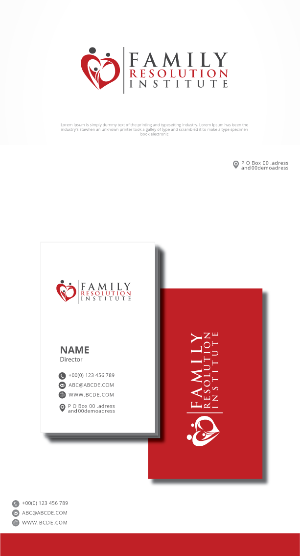 Logo Design by graphicevolution for Family Resolution Institute, LLC | Design #23337970