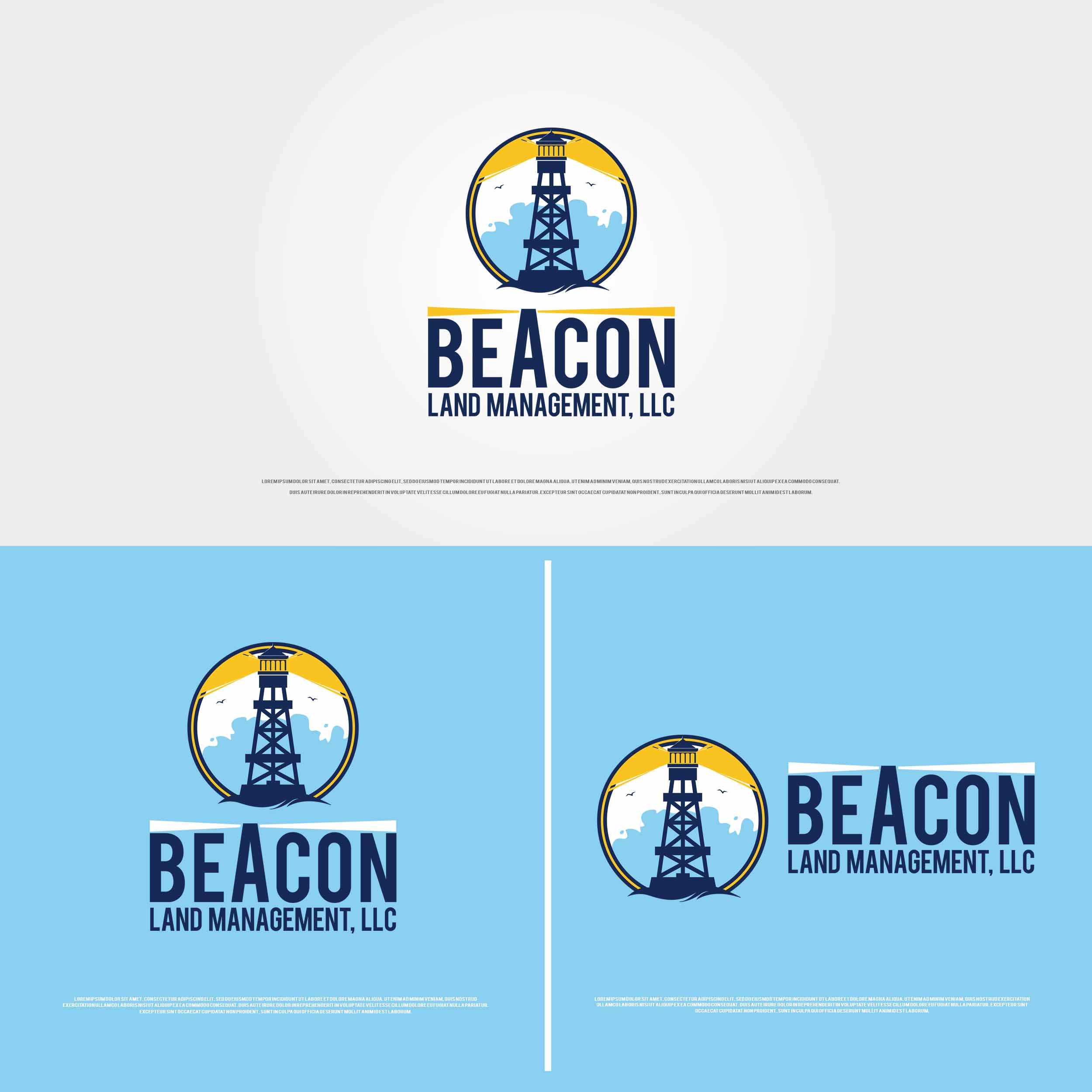 Logo Design by Happy Creatives for Beacon Land Management, LLC | Design #23251653