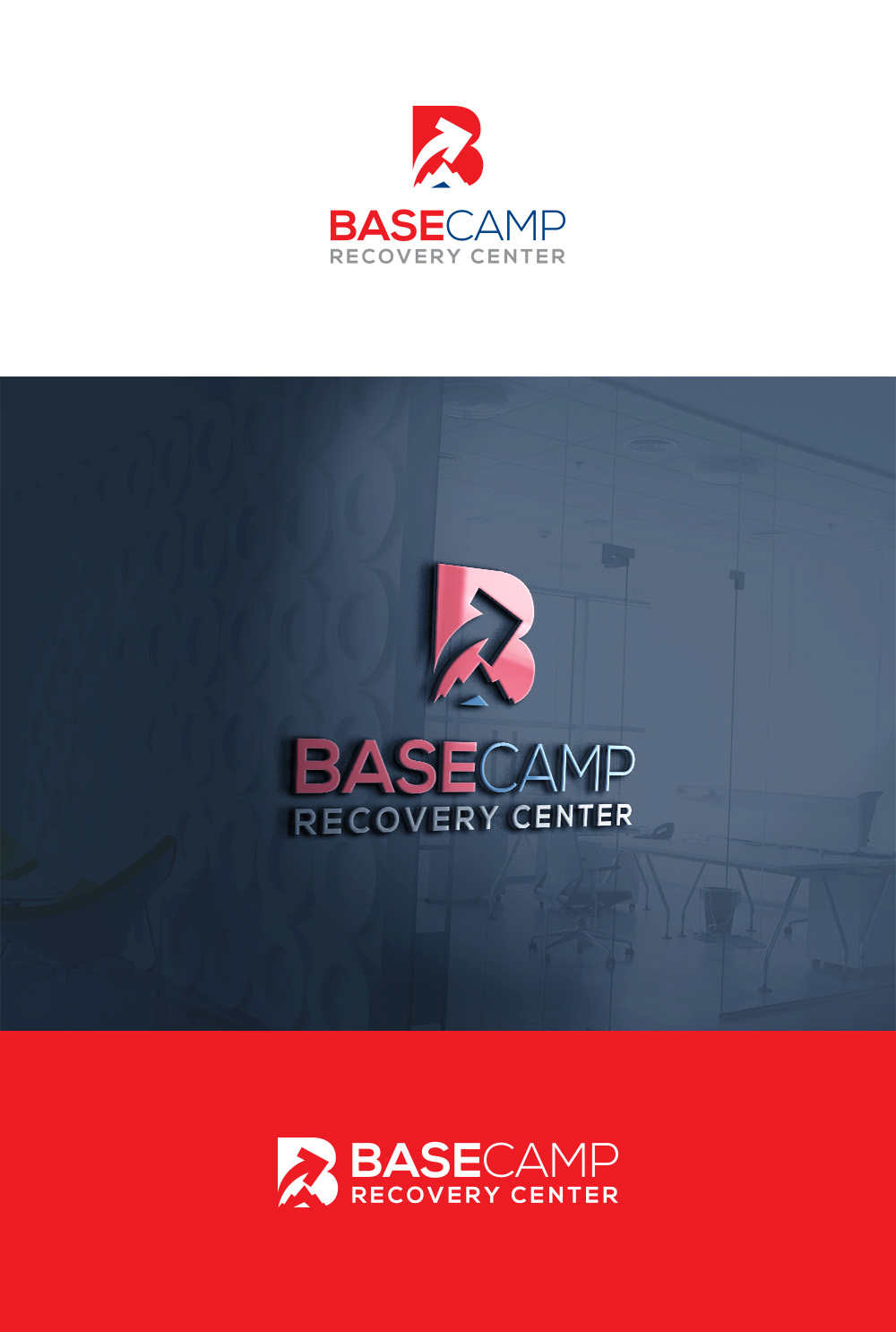 Bold, Personable, Medical Logo Design for Basecamp Recovery Center by ...