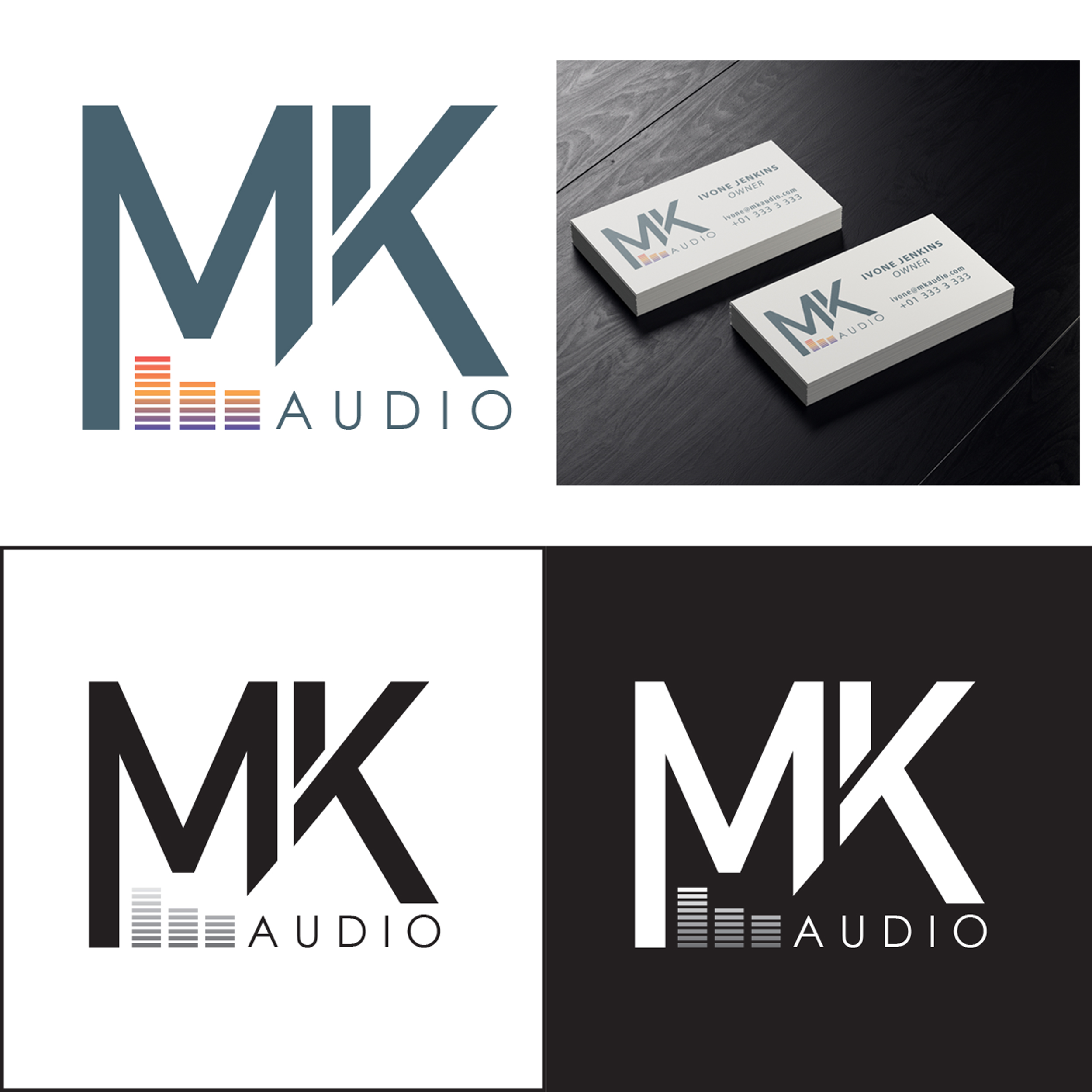 Logo Design by processK for MK Audio | Design #23250496