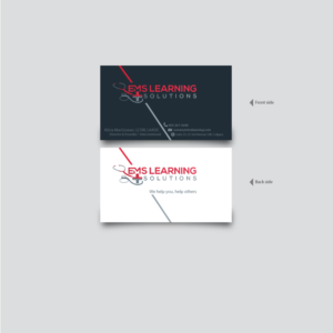 Visitenkarten-Design von sumanbanikbd2014 für EMS Learning Solutions | Design: #23255354