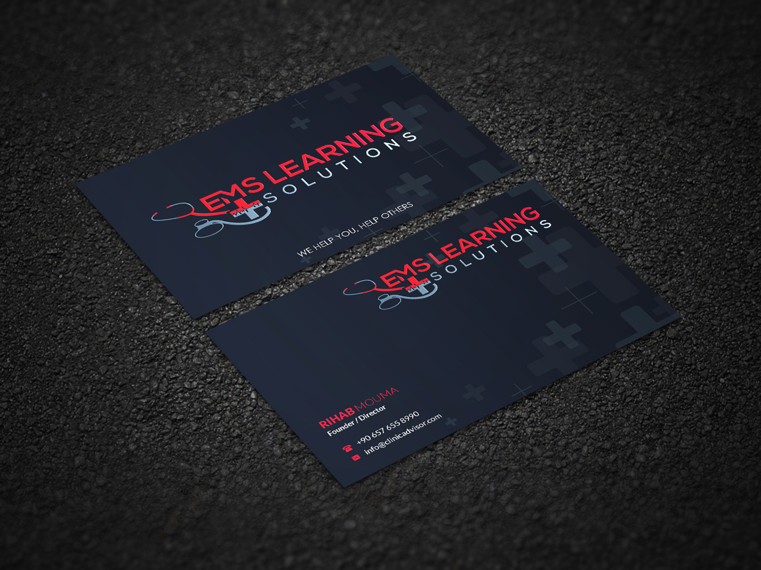 Business Card Design by Pointless Pixels India for EMS Learning Solutions | Design #23255802